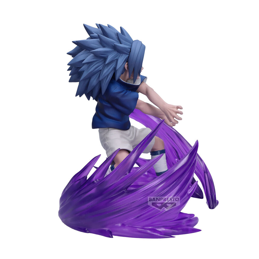 Figura Sasuke Uchiha Vibration Stars Naruto Série 72 15cm