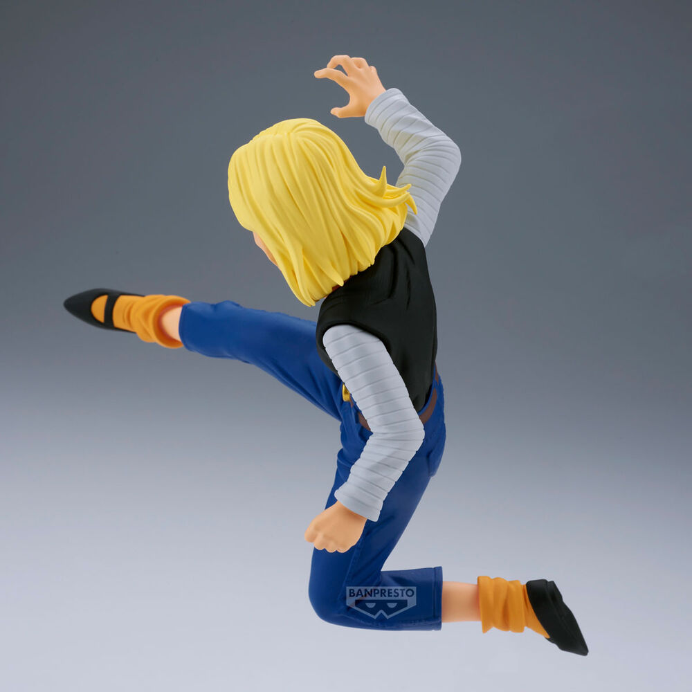 Set 2 figures Android 18 & Mr. Satan Match Makers Dragon Ball Z 11 8cm