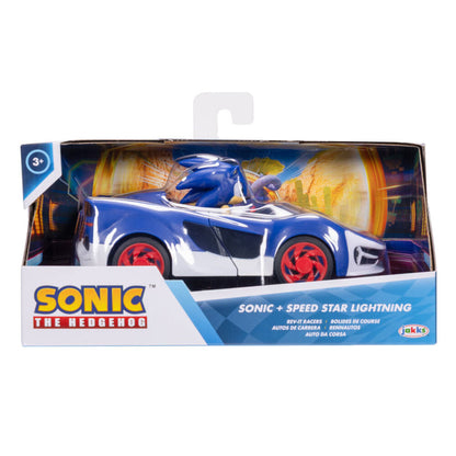 Sonic the Hedgehog Fahrzeug + Figur 7 cm  verschiedene Größen