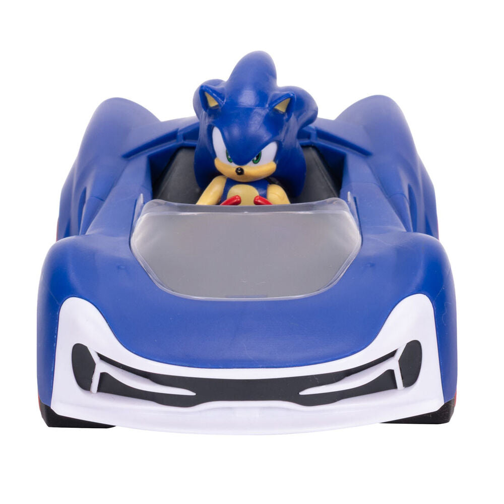 Sonic the Hedgehog Fahrzeug + Figur 7 cm  verschiedene Größen