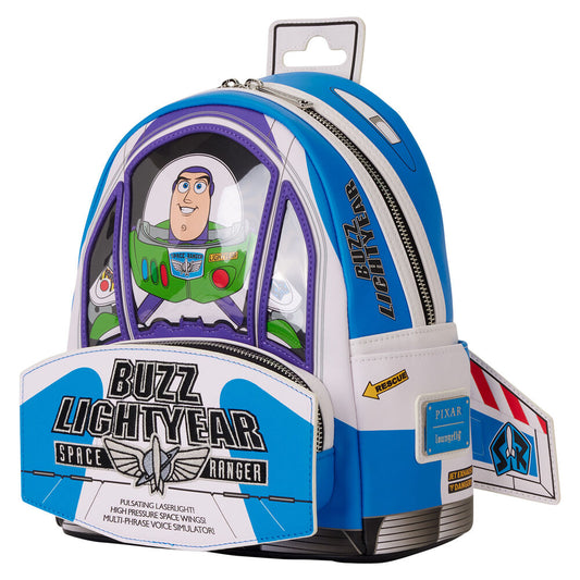 Mochila Loungefly de Buzz Lightyear del 30 º aniversario de Toy Story de Disney Pixar 26 cm