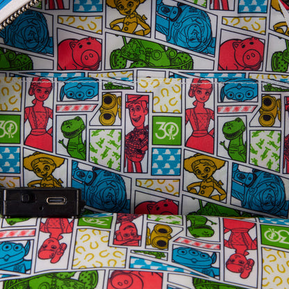 Sac à dos Loungefly Buzz l'Éclair 30e anniversaire Toy Story Disney Pixar 26 cm
