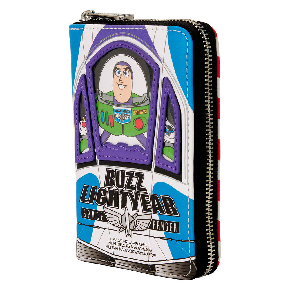 Portefeuille Loungefly Buzz l'Éclair 30e anniversaire Toy Story Disney Pixar