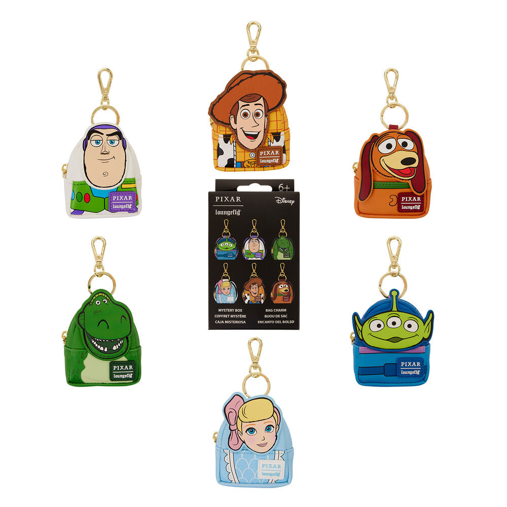 mystery 30th anniversary toy story disney pixar loungefly mini backpack keychain assorted