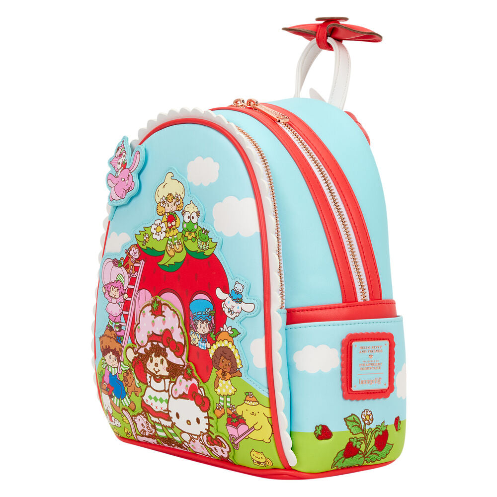 Shortcake Scented Hello Kitty & Friends x Strawberry Loungefly Backpack 26cm