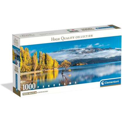 puzzle panorama wanaka's golden reflections high quality 1000 pieces