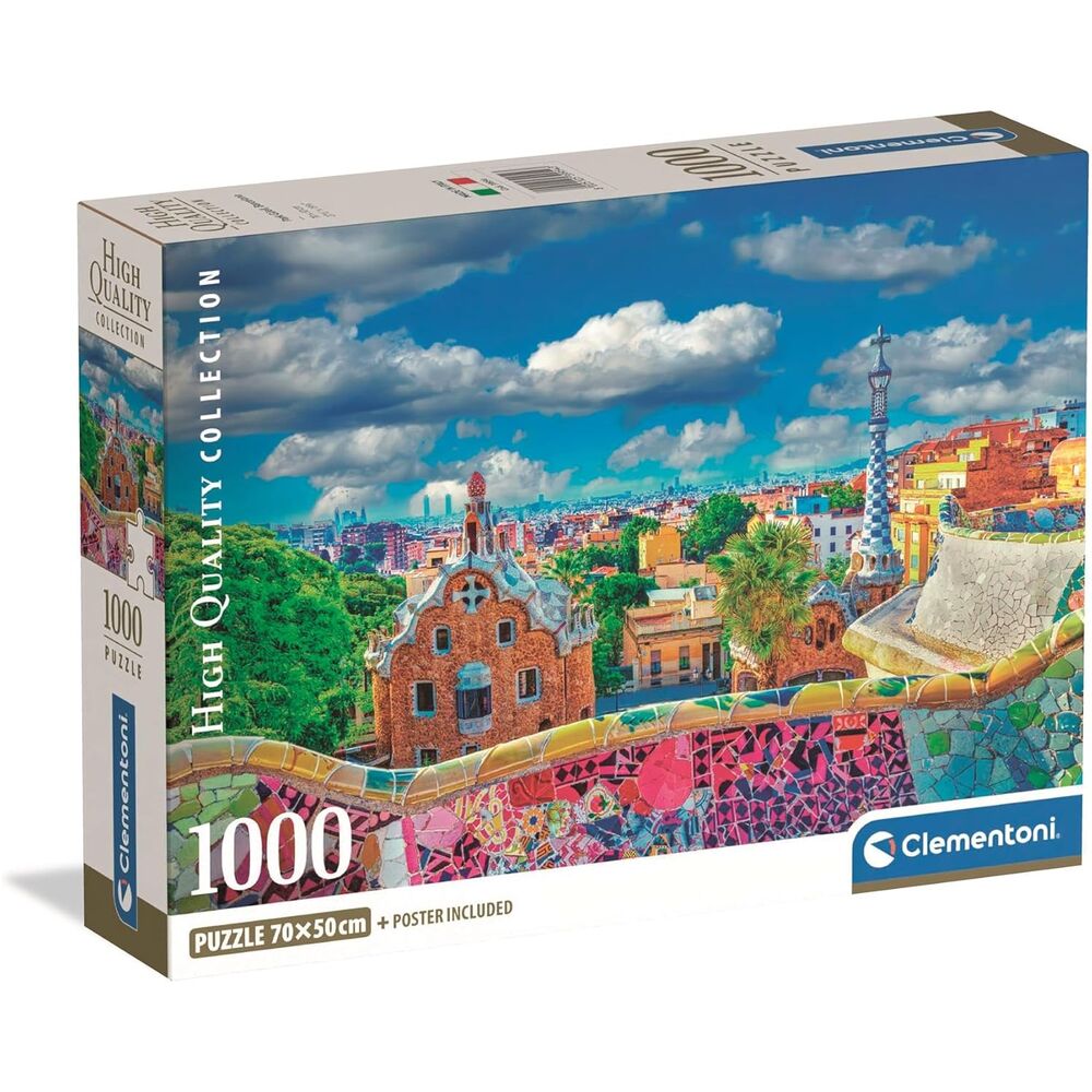 puzzle park guell barcelona high quality 1000 pieces
