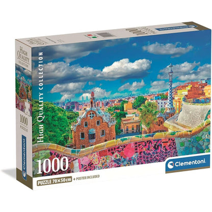 puzzle park guell barcelona high quality 1000 pieces
