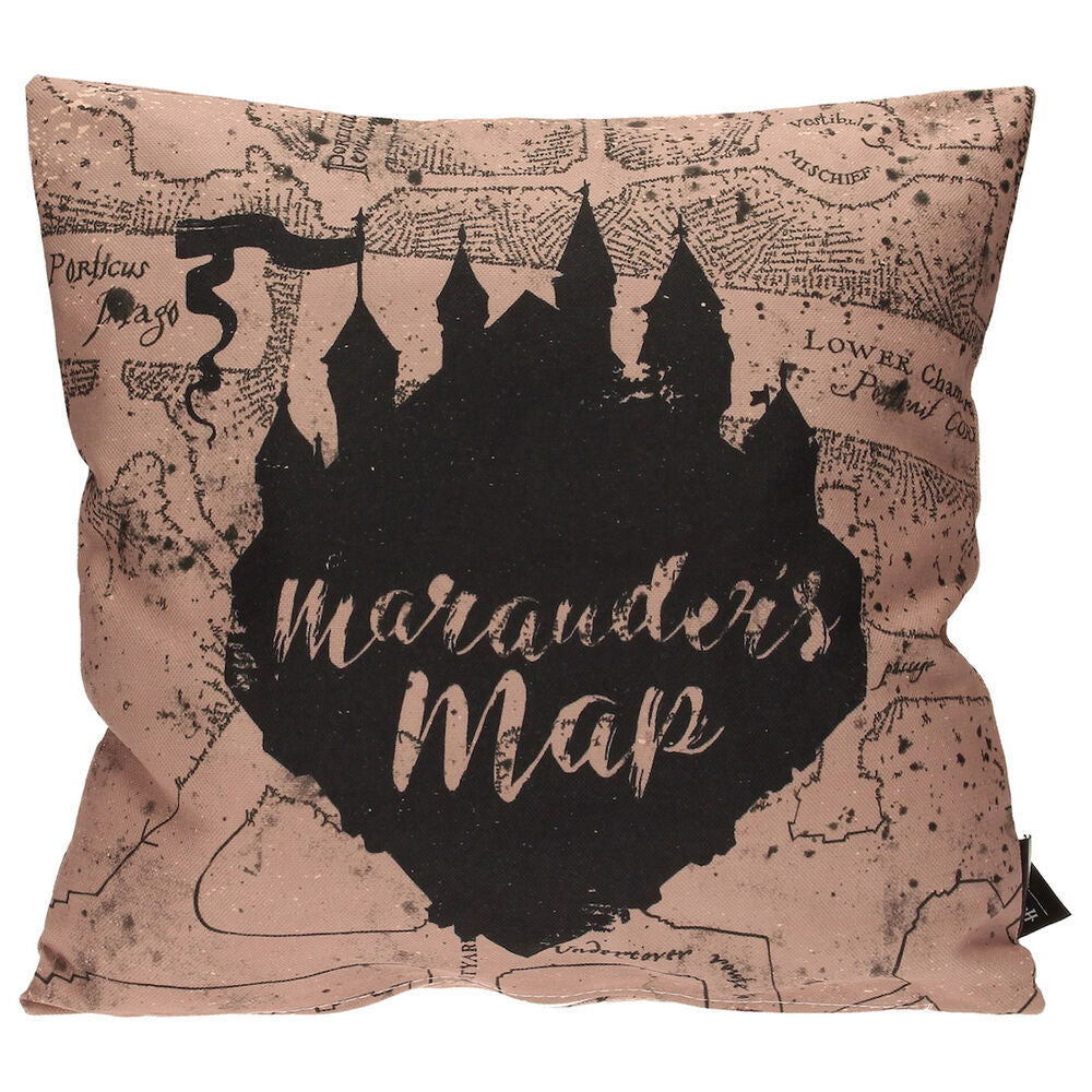 harry potter marauder's map cushion