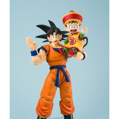 figure sh figuarts son goku & son gohan kid & kontoun dragon ball z