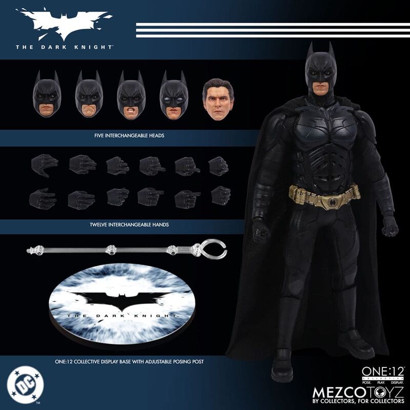 Figura do Batman: O Cavaleiro das Trevas da DC Comics 17 cm