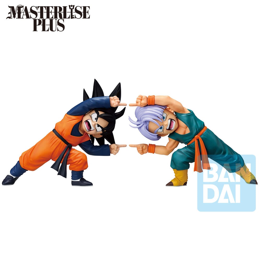 Set 2 Figures Ichibansho Masterlise Son Goten & Trunks Battle of Super Saiyan Dragon Ball Z 9cm