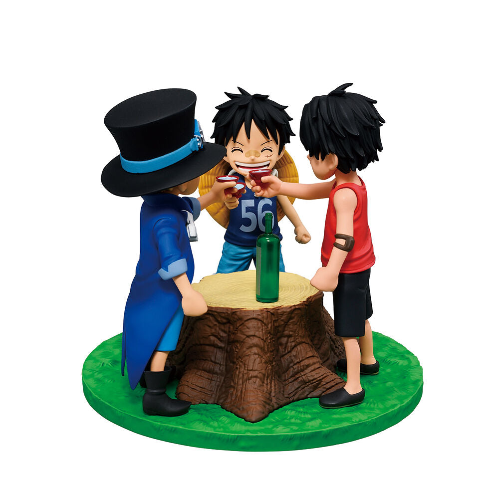 figure ichibansho ace & sabo & luffy dramatic memories one piece 10cm