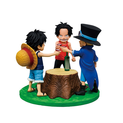 Statuetta Ichibansho Ace & Sabo & Luffy Dramatic Memories One Piece 10cm