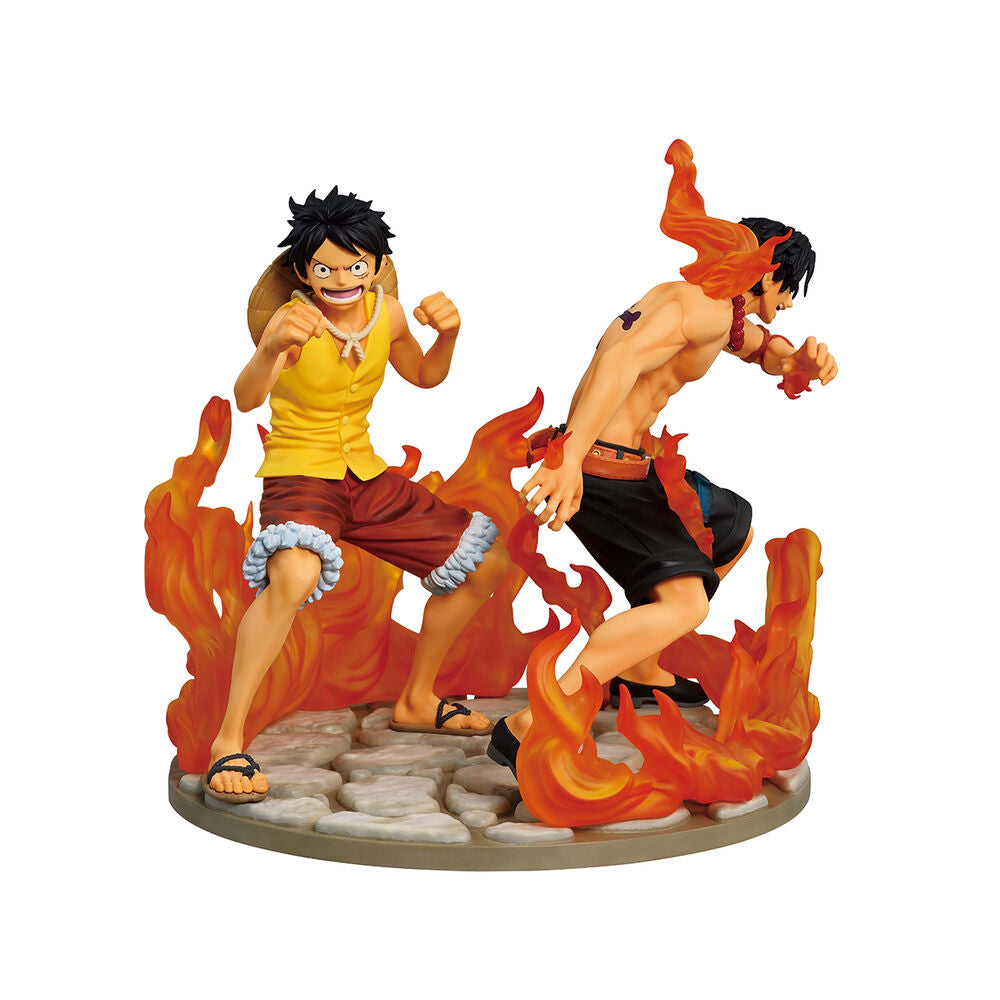 Figure Ichibansho Ace & Luffy Dramatic Memories One Piece 15cm