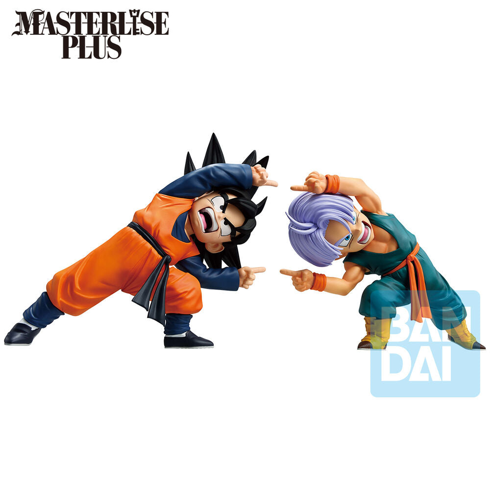 Lot de 2 figurines Ichibansho Masterlise Son Goten et Trunks en Super Saiyan (Dragon Ball Z)  9 cm