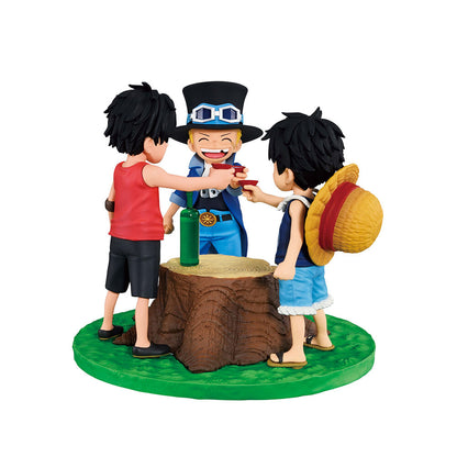 Statuetta Ichibansho Ace & Sabo & Luffy Dramatic Memories One Piece 10cm