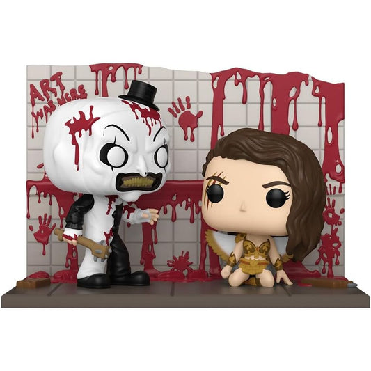 pop moments terrifier art vs sienna exclusive figure