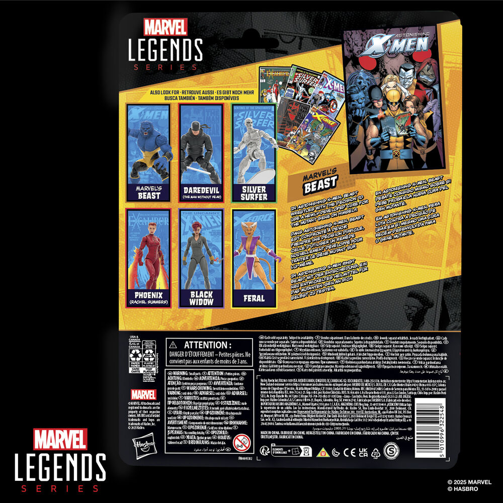 Figurka Beast X Men Astonishing Marvel Legends Series 15cm