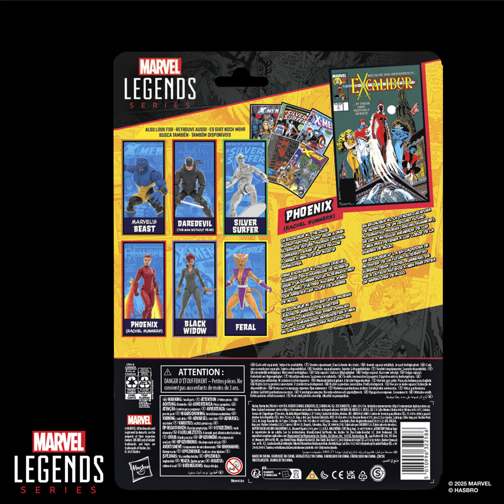 Figurka Phoenix Rachel Summers Excalibur Marvel Legends Series 15cm