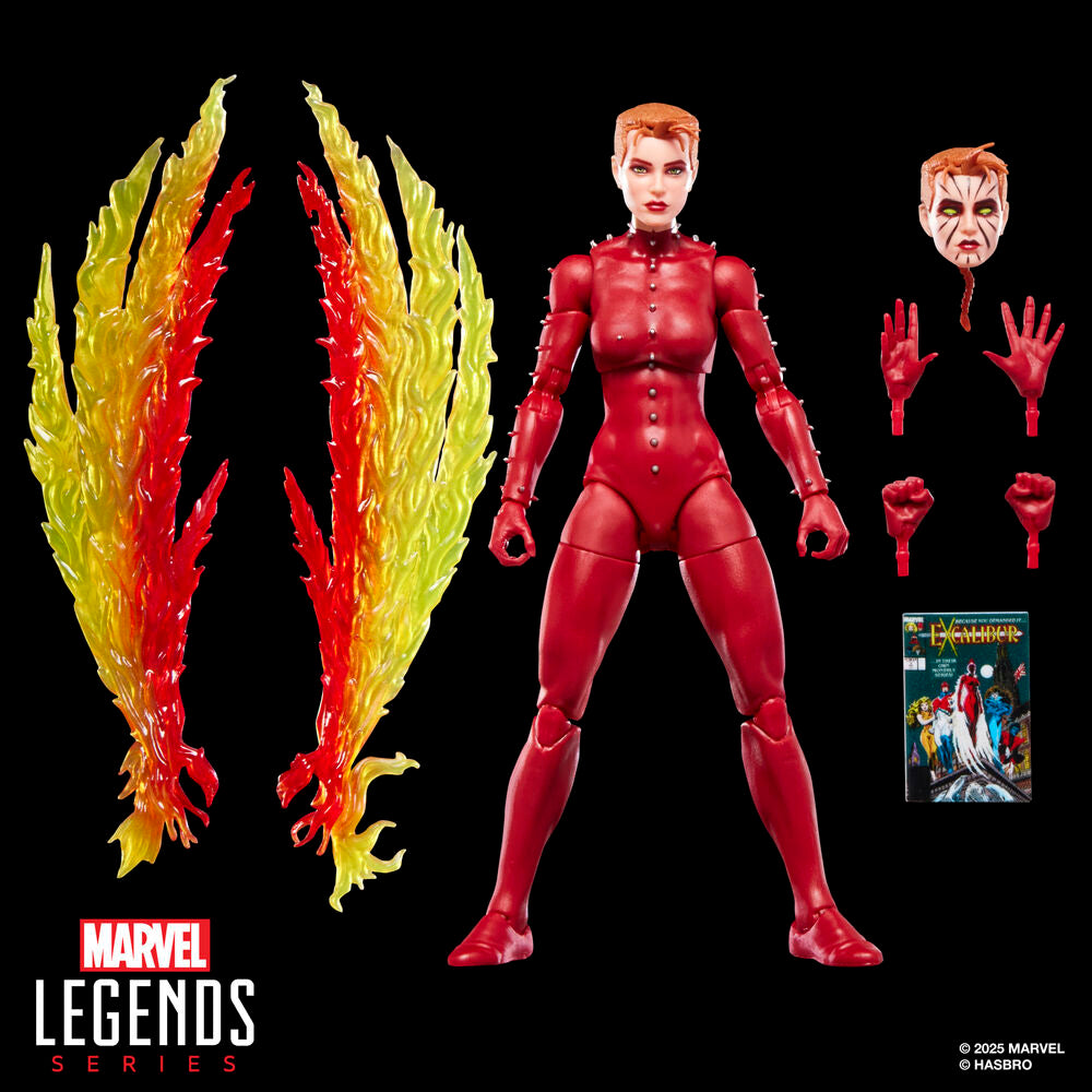 figure phoenix rachel summers excalibur marvel legends series 15cm