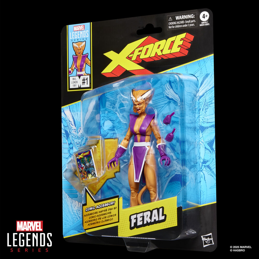 Feral X Force Figur Marvel Legends Serie 15cm