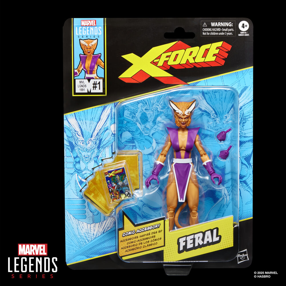 Feral X Force Figur Marvel Legends Serie 15cm