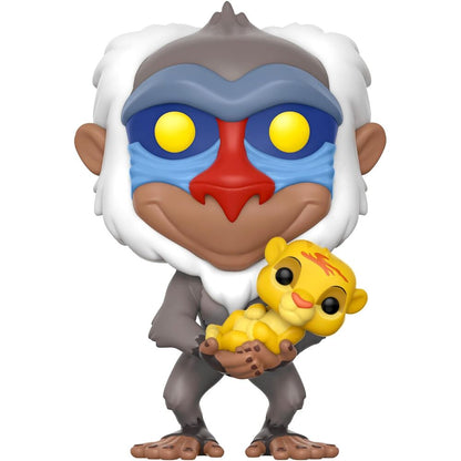 disney pop figure the lion king rafiki with simba