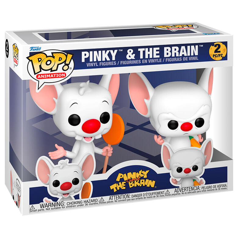 blister 2 pop figures pinky & the brain