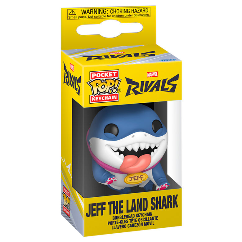 Portachiavi Pocket POP Marvel Rivals Jeff lo squalo terrestre
