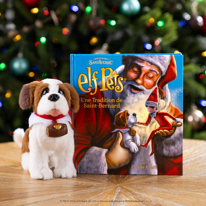 Elf Pets Spanish Plush Story Set Saint Bernard Dog