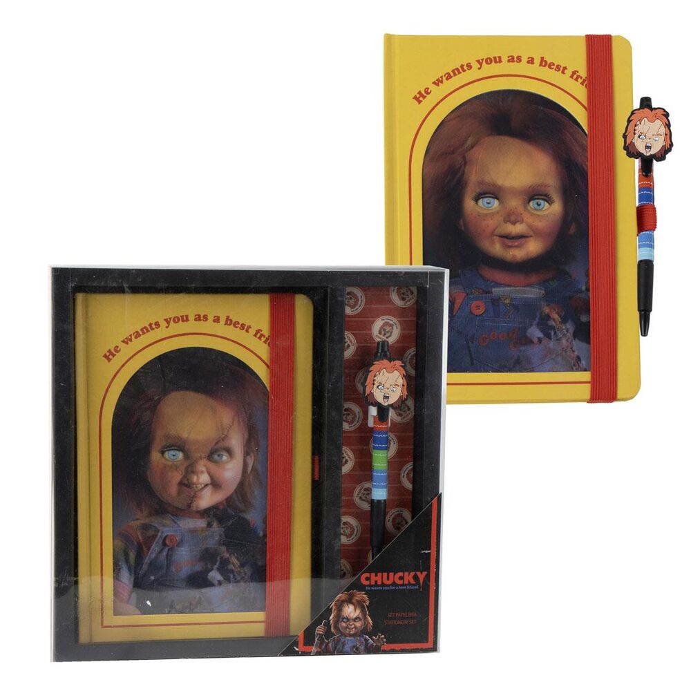 chucky stationery set