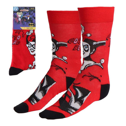 Harley Quinn DC Comics adult socks