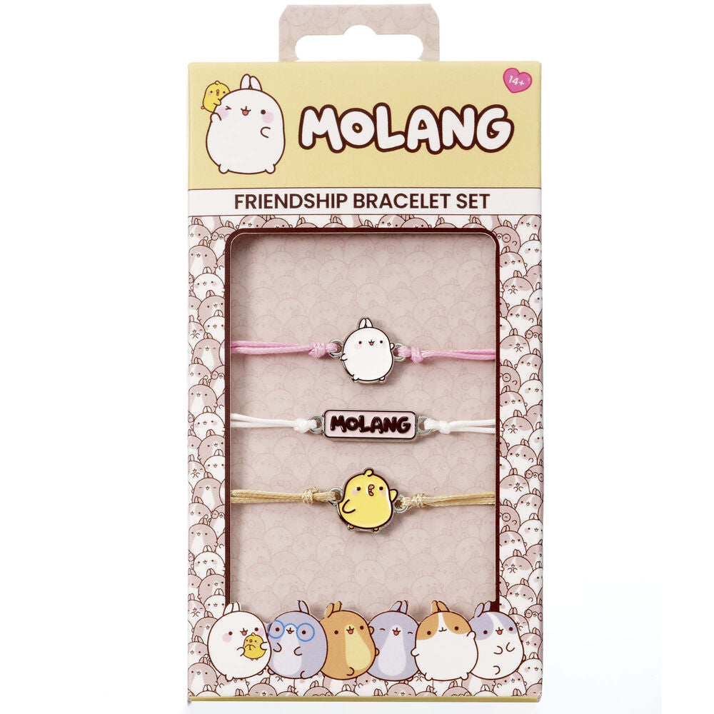 blister of 3 molang friendship bracelets