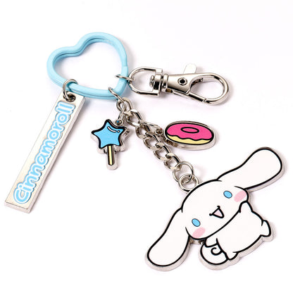 Cinnamoroll Hello Kitty Keychain