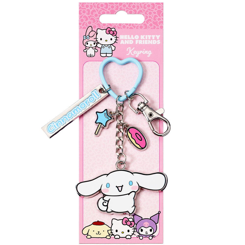 cinnamoroll hello kitty keychain