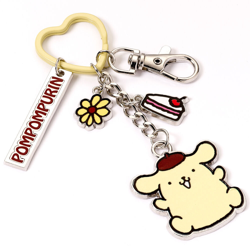 Pompompurin Hello Kitty Keychain