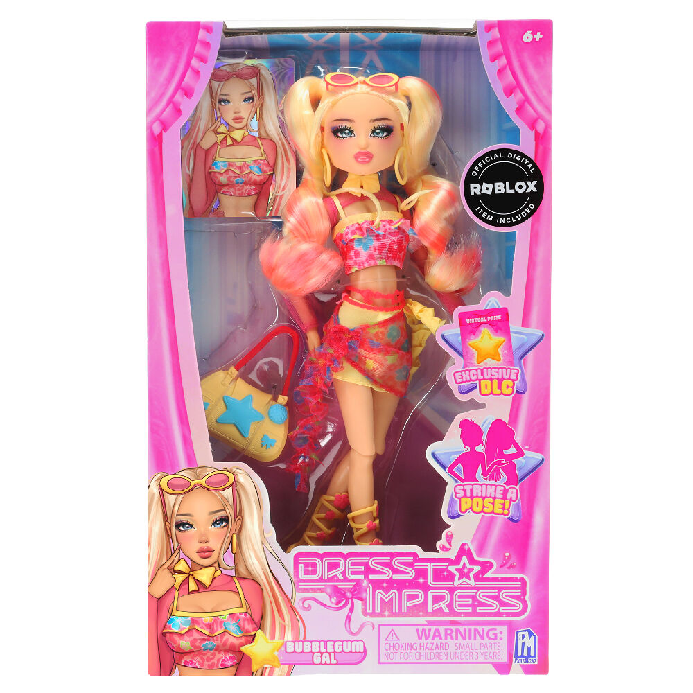 bubble gum gal fashion doll dress to impress