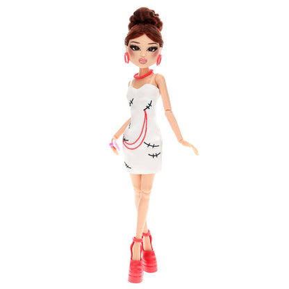 Conjunto de Vestido de Luxo Lana para Boneca Fashion: Vista se para Impressionar