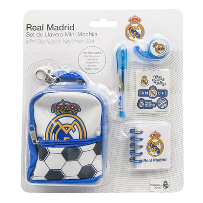 real madrid mini backpack stationery set