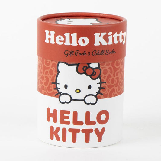 Zestaw 3 skarpetek dla dorosłych Hello Kitty