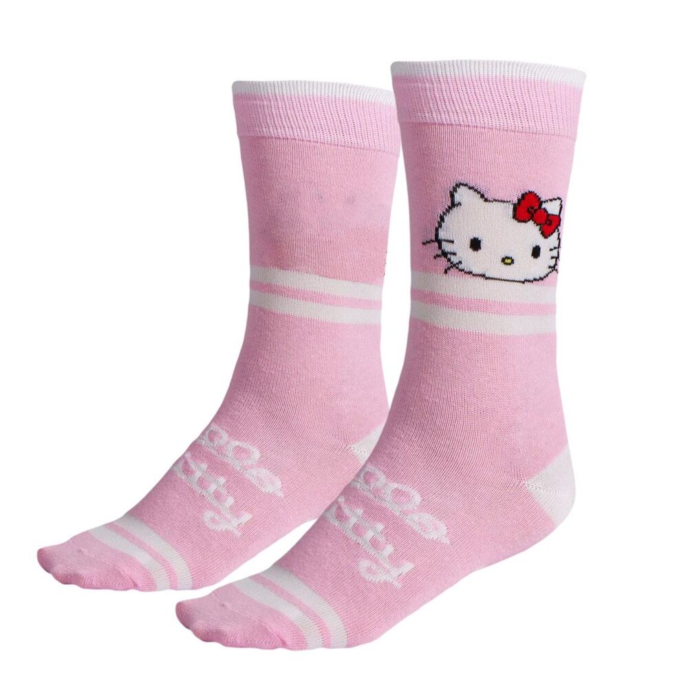 Lot de 3 paires de chaussettes Hello Kitty pour adultes