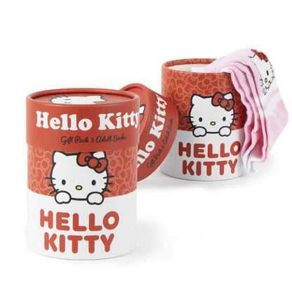Lot de 3 paires de chaussettes Hello Kitty pour adultes