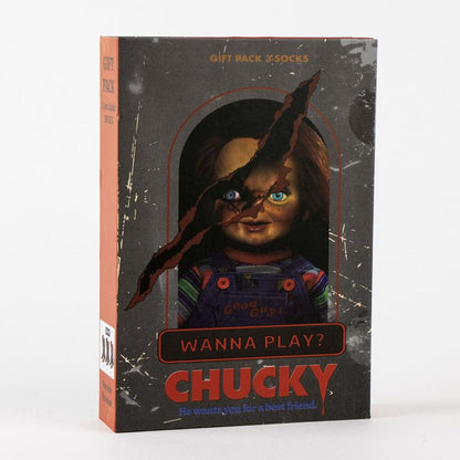 Zestaw 3 skarpetek dla dorosłych Chucky