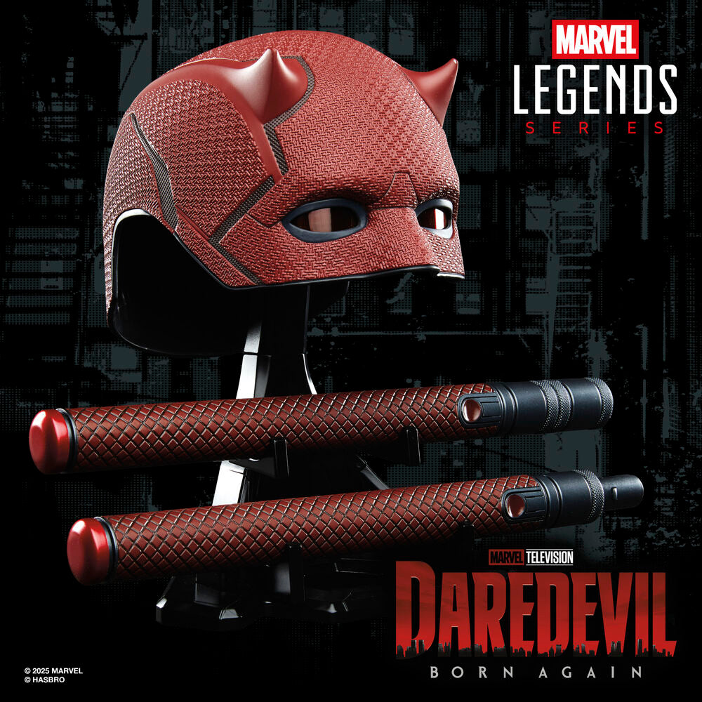 Replika maski + laska bojowa Born Again Daredevil Marvel Legends Series