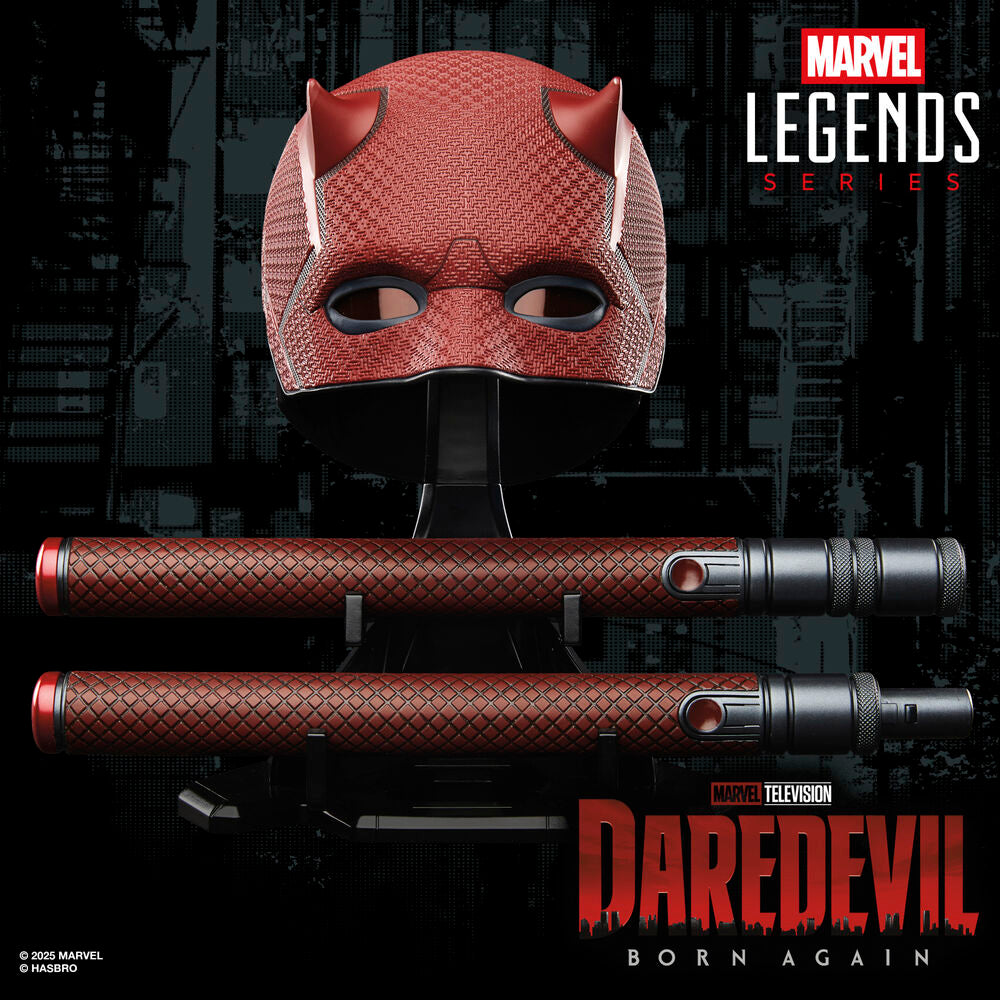 Replika maski + laska bojowa Born Again Daredevil Marvel Legends Series