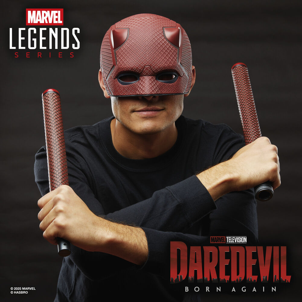 Replika maski + laska bojowa Born Again Daredevil Marvel Legends Series