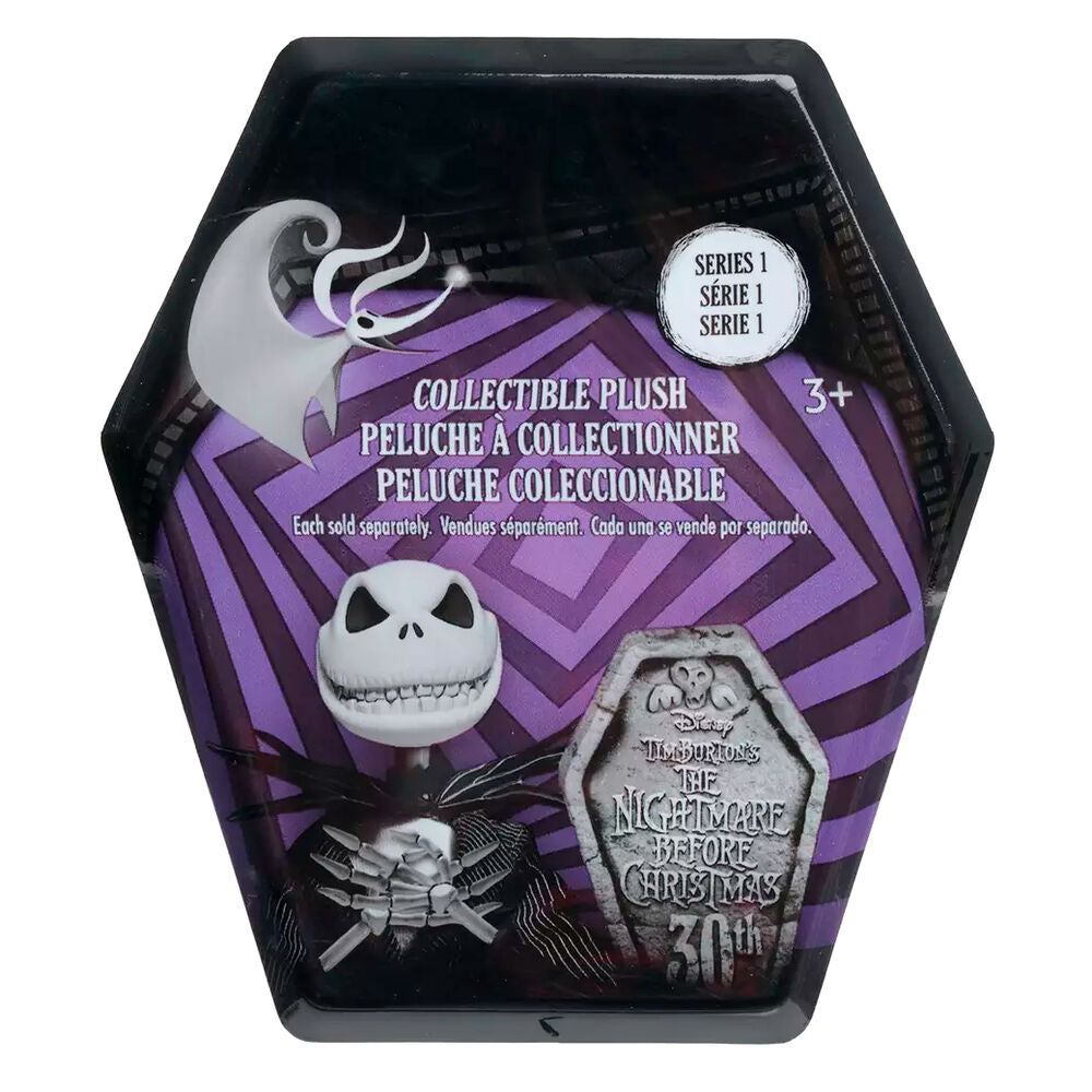 Conjunto de chaveiros de pelúcia do filme "O Estranho Mundo de Jack" da Disney