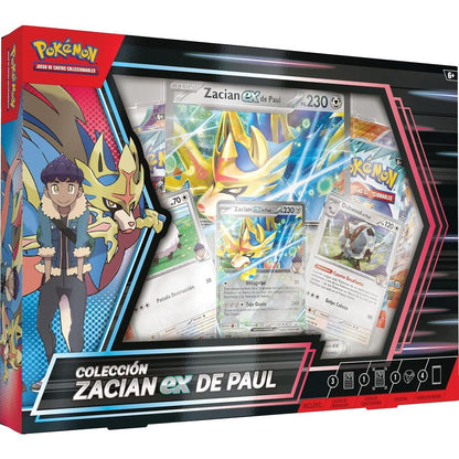 Paul's Zacian Ex Pokemon Cards Blister Pack (Spanish)
