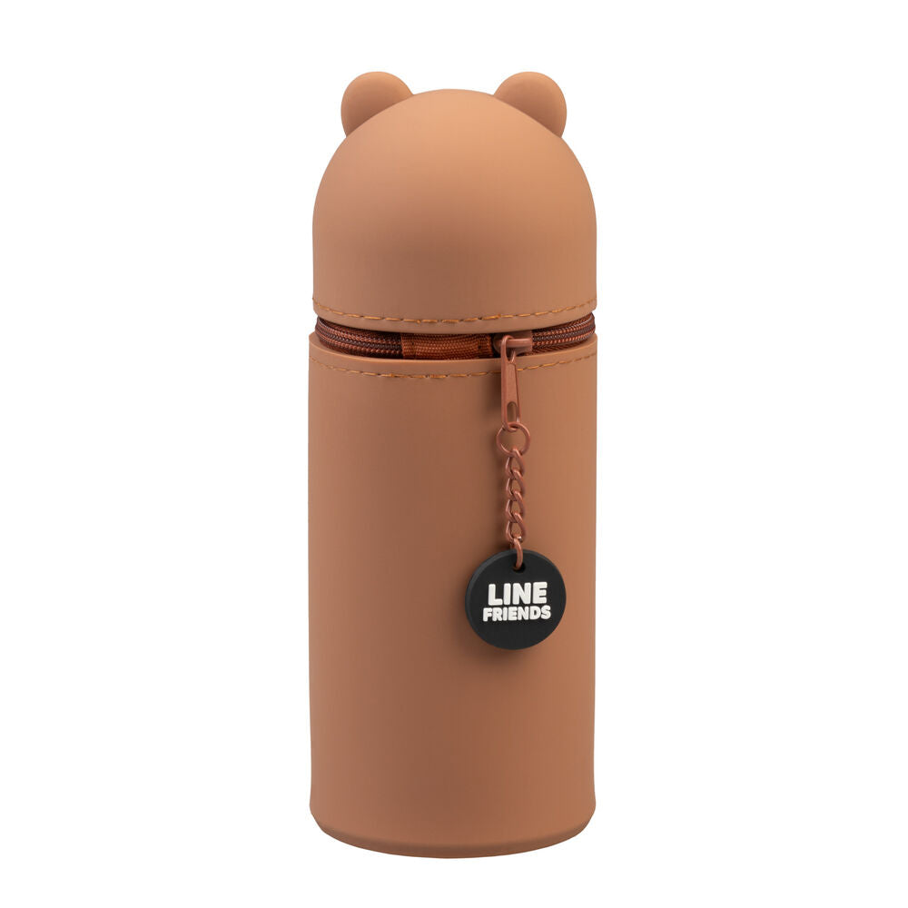 Trousse marron 3D Line Friends